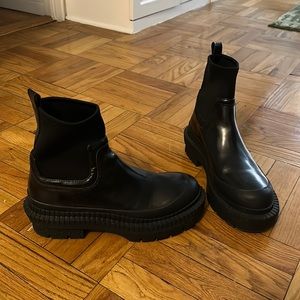 Zara lug sole ankle boots size 41